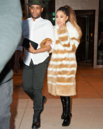 Ariana Grande Leaves Her Hotel New York