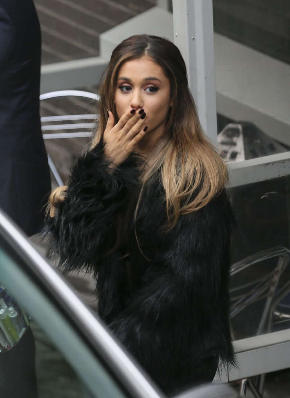 Ariana Grande Leaves Studio London