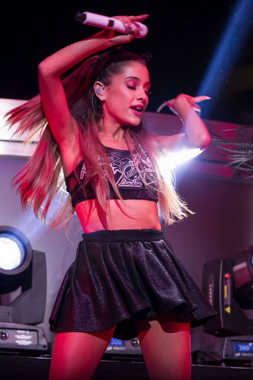 Ariana Grande Performs Power 106 All Star Celebrity Basketball Game Los Angeles