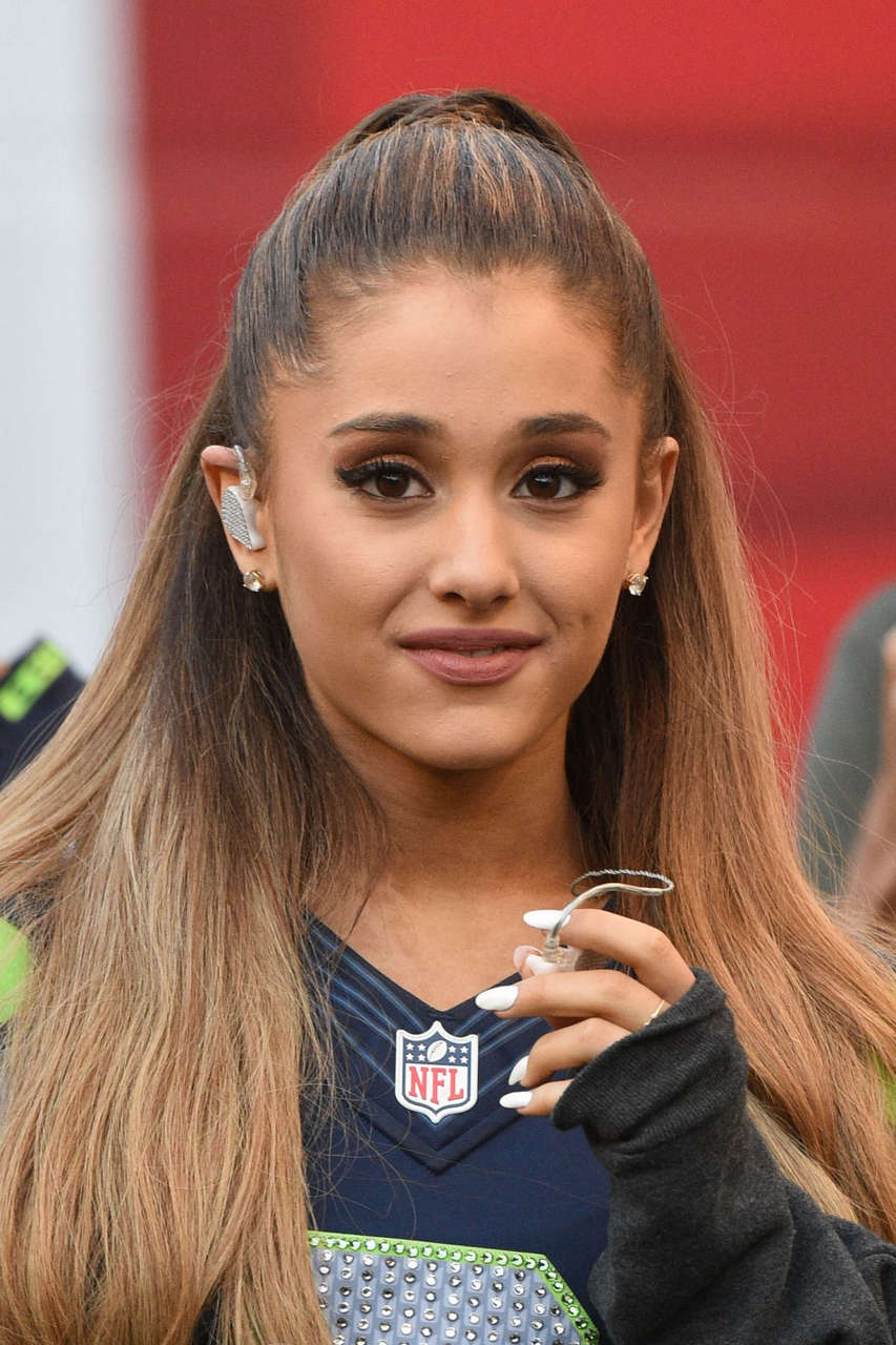 Ariana Grande Performs Seattle Seahawks Football Game