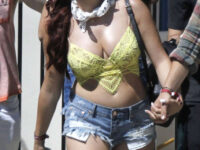 Ariel Winter Bikini Top Daisy Duke Leaving Hotel Coachella