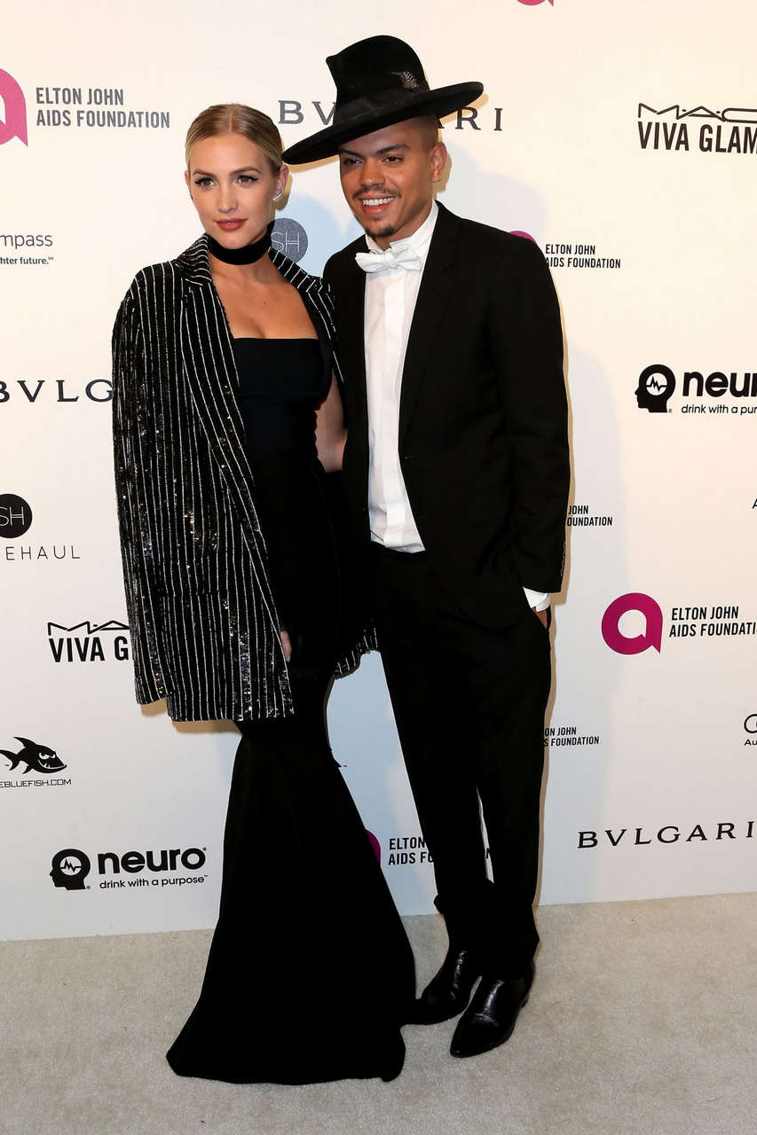Ashleee Simpson Elton John Aids Foundations Oscar Viewing Party West Hollywood