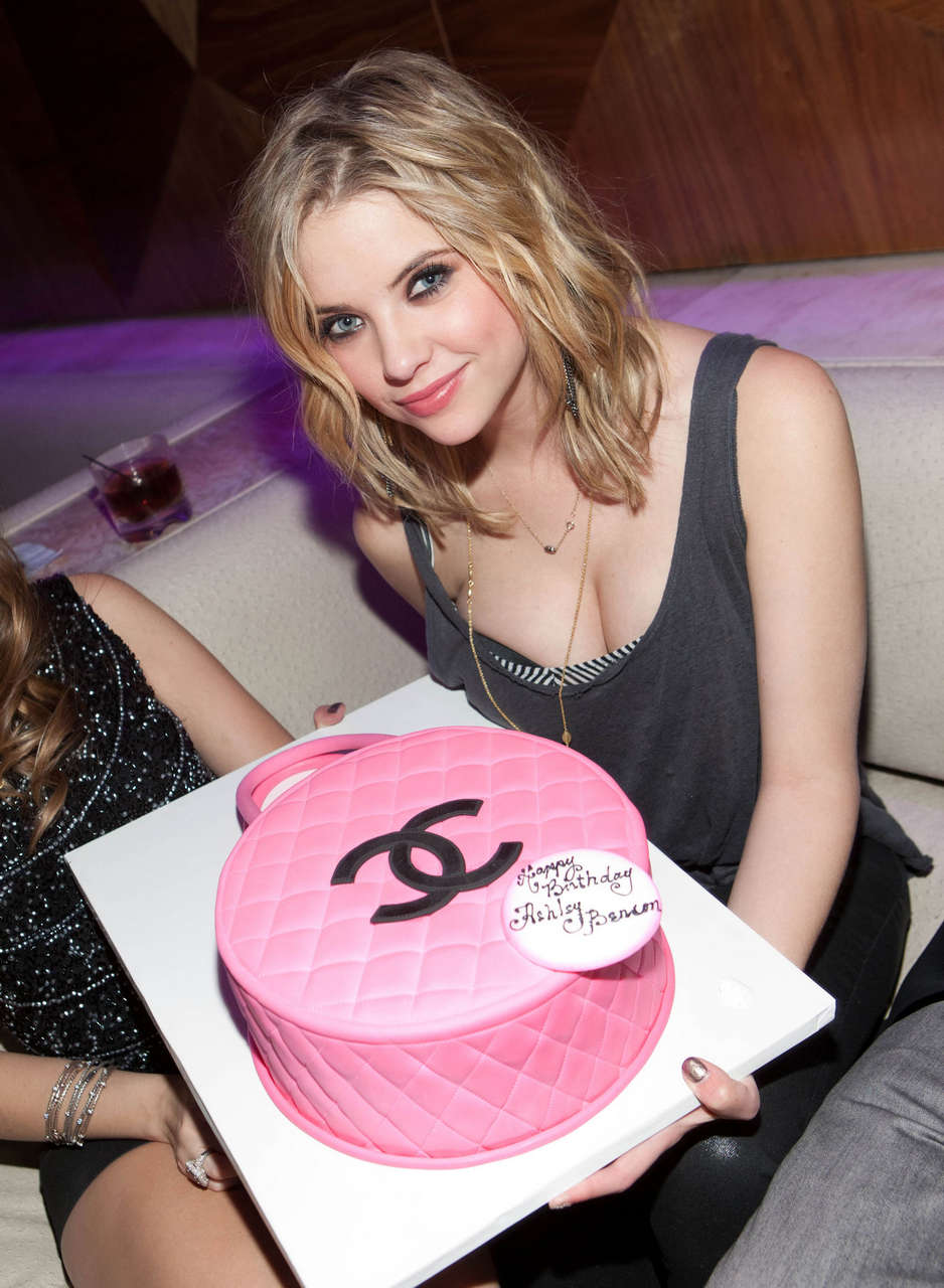 Ashley Benson Celebrates Birthday Hard Rock Hotel Casino Las Vegas