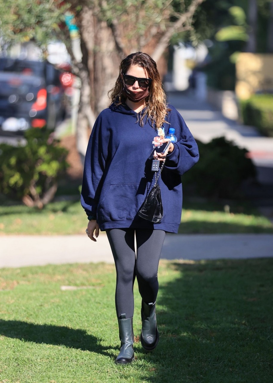 Ashley Benson Heading Forma Pilates West Hollywood