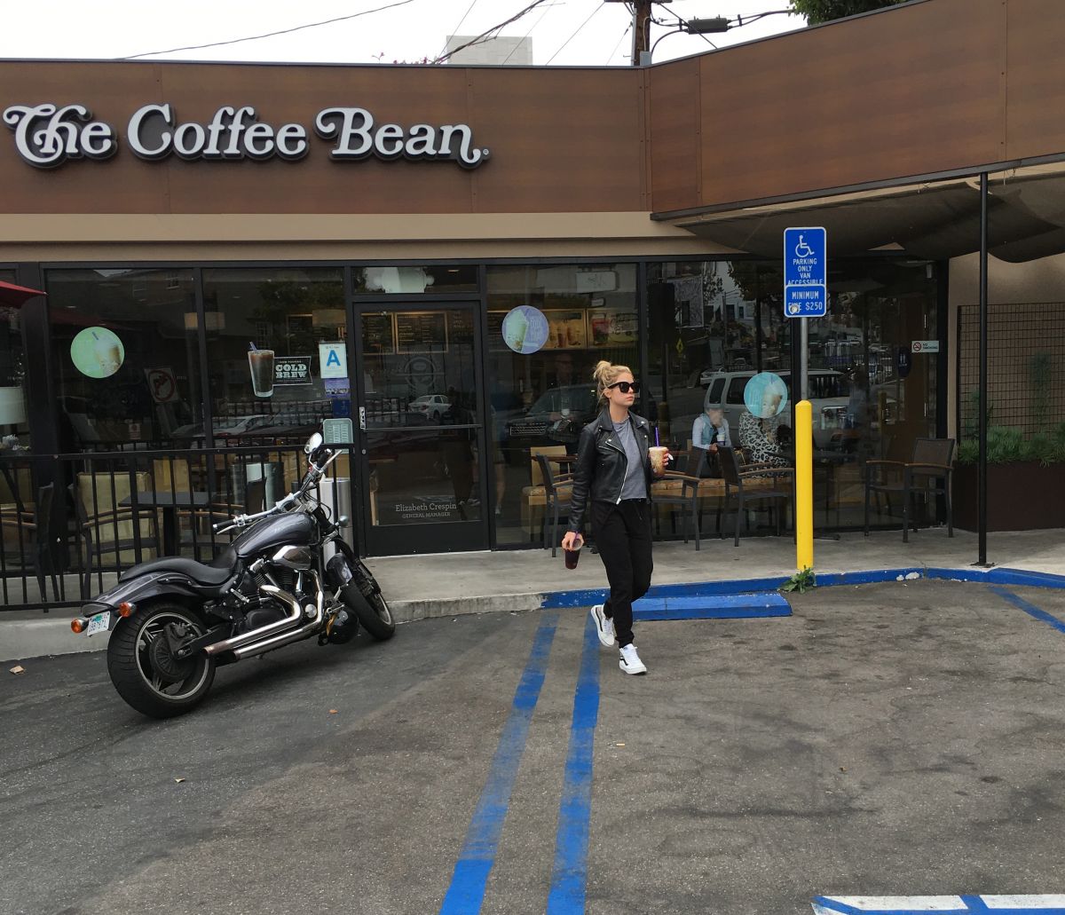 Ashley Benson Leave Coffee Bean Los Angeles