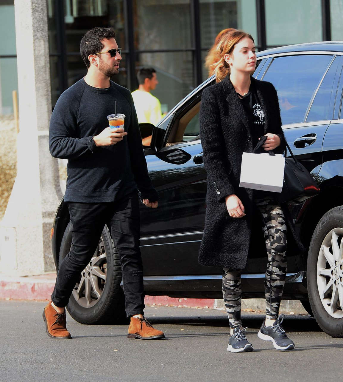 Ashley Benson Leaves Cafe Alfred Los Angeles