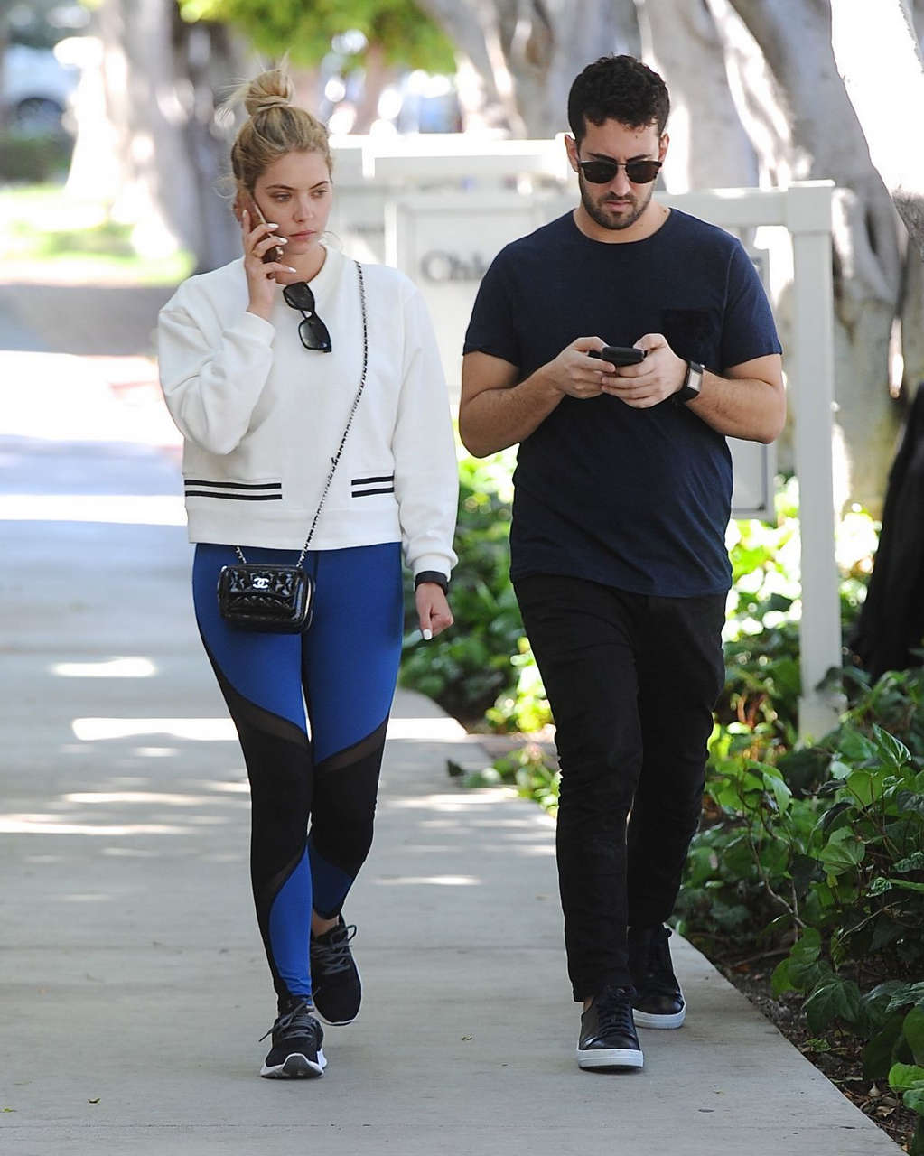 Ashley Benson Out About Melrose Place