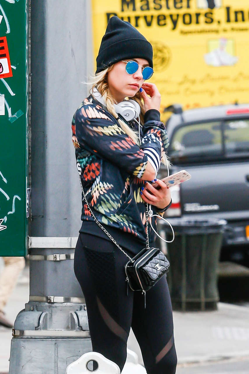 Ashley Benson Out About New York