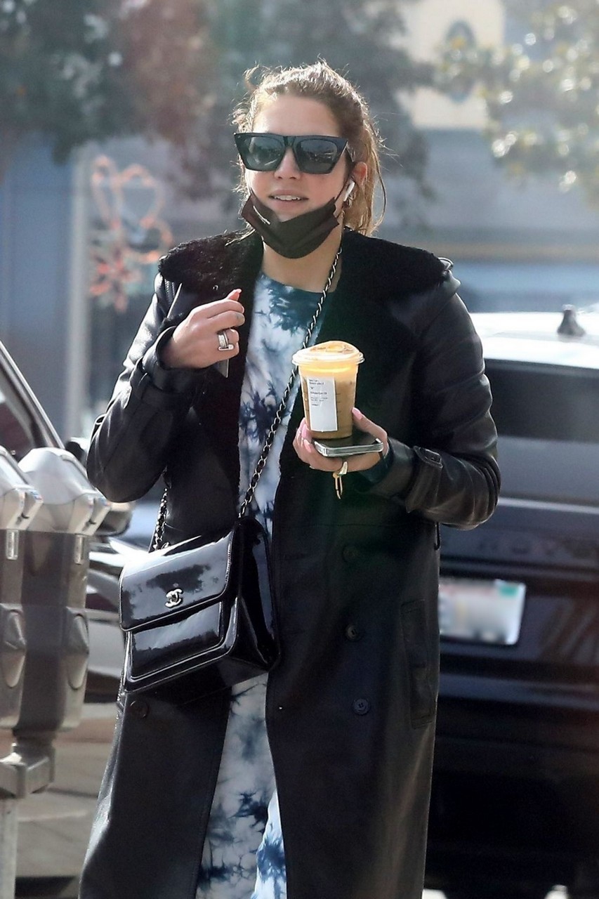 Ashley Benson Out For Coffee Los Angeles