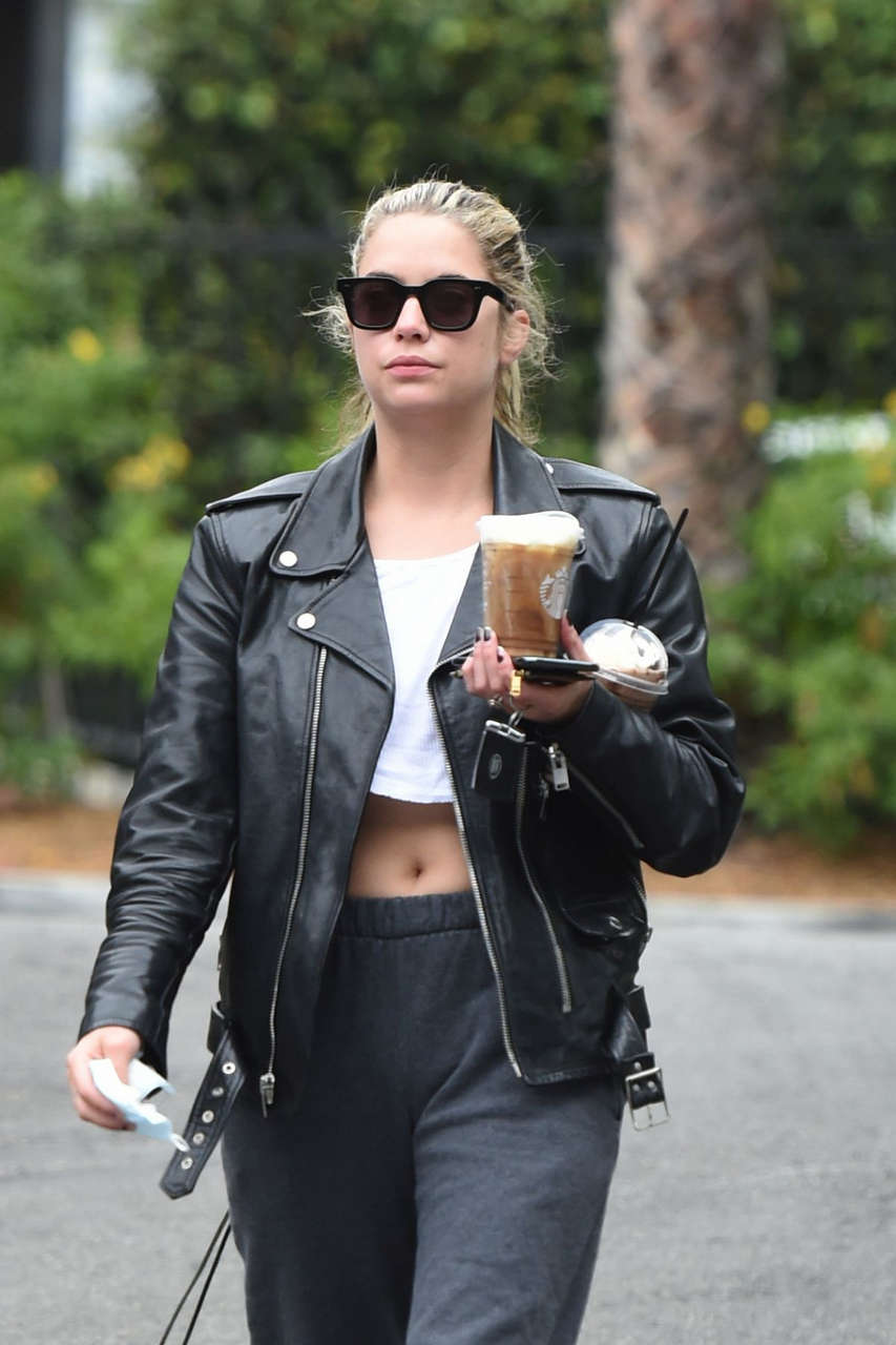 Ashley Benson Out For Coffee Studio City