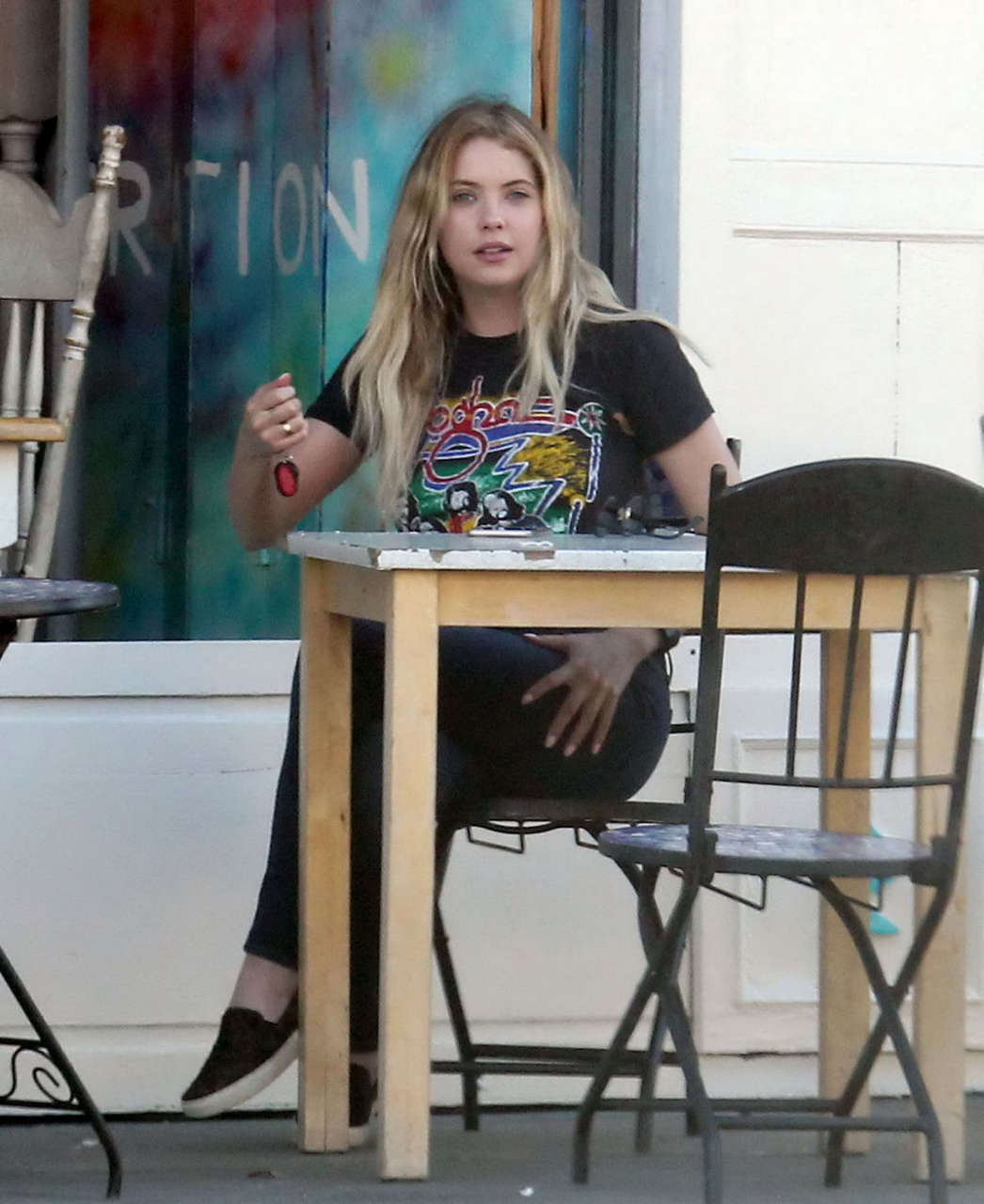 Ashley Benson Out For Coffee West Hollywood