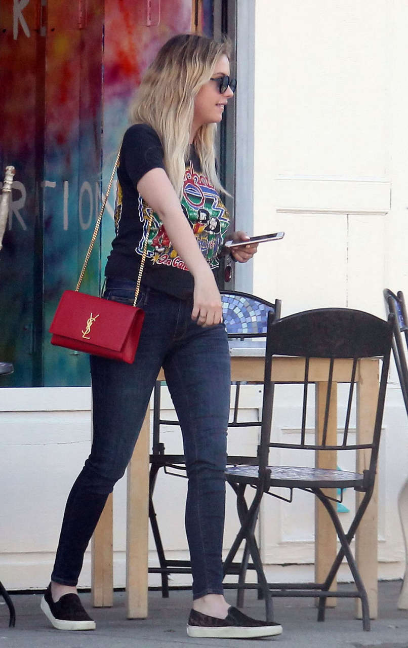 Ashley Benson Out For Coffee West Hollywood