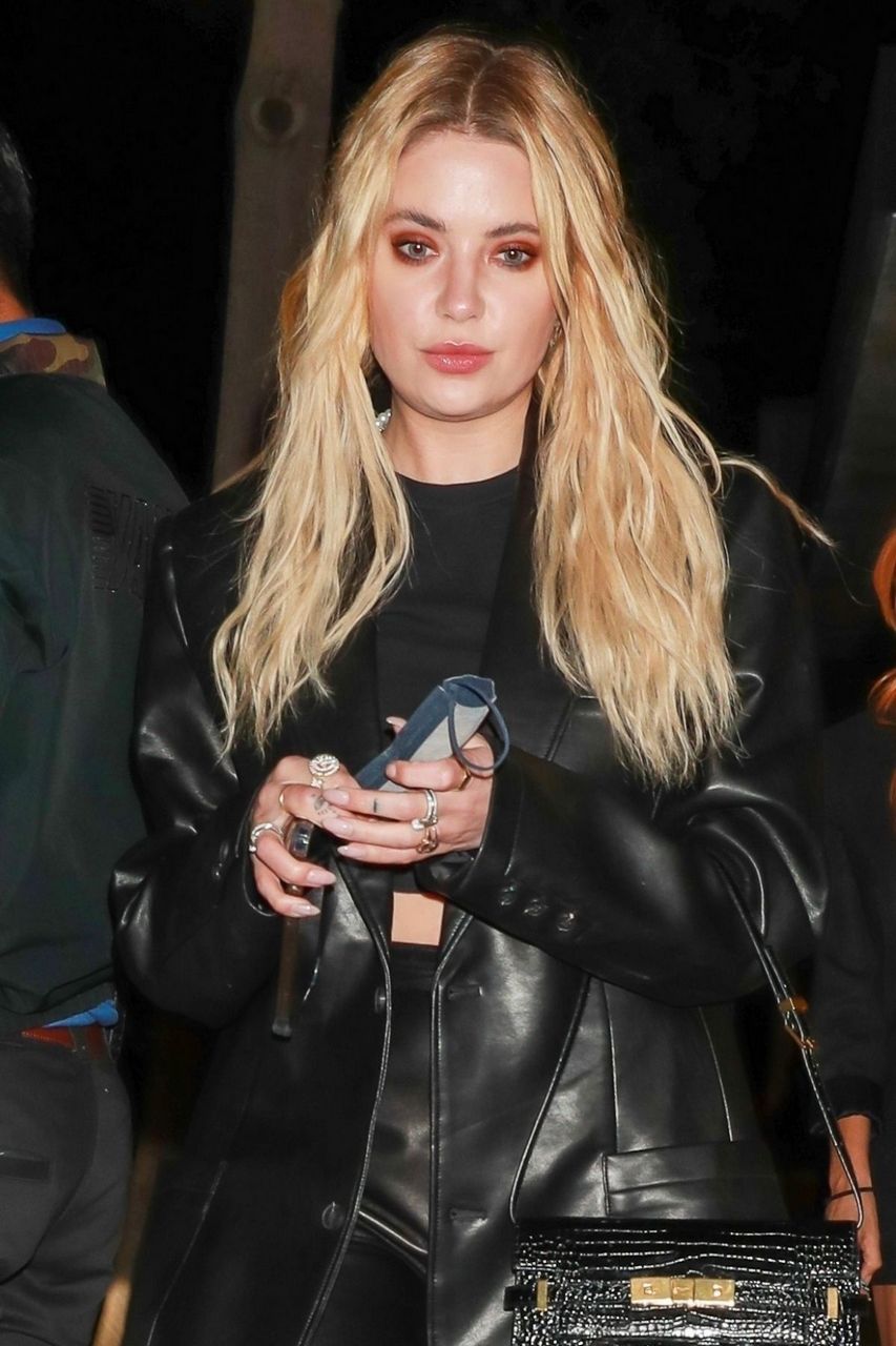 Ashley Benson Out For Dinner Craig S West Hollywood