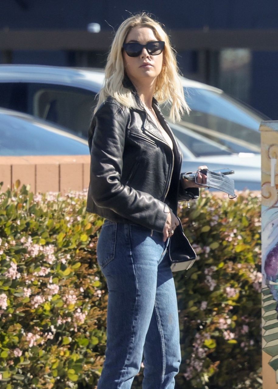 Ashley Benson Out Having Lunch Los Angeles