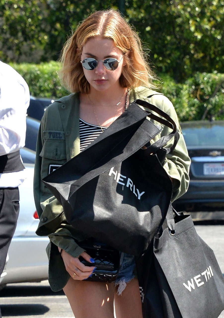 Ashley Benson Out Shopping Beverly Hills