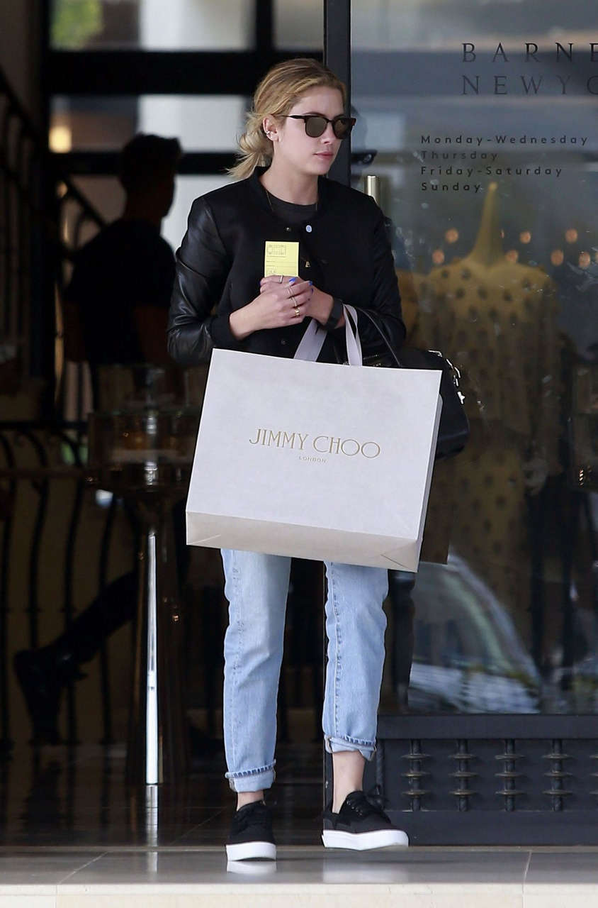 Ashley Benson Out Shopping Los Angeles