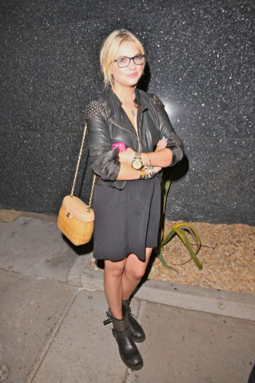 Ashley Benson Outside Bootsy Bellows Nightclub Beverly Hills