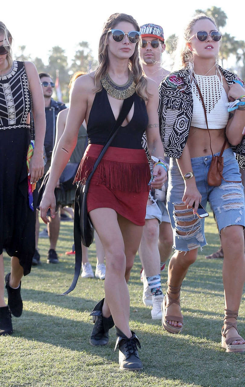 Ashley Greene Coachella Valley Music Arts Festival Day