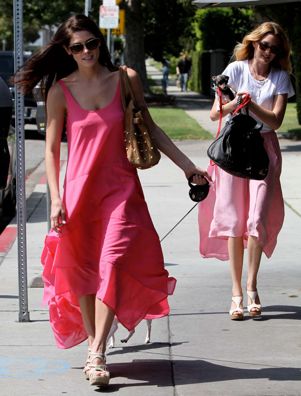 Ashley Greene Heading To Toast Restaurant Los Angeles