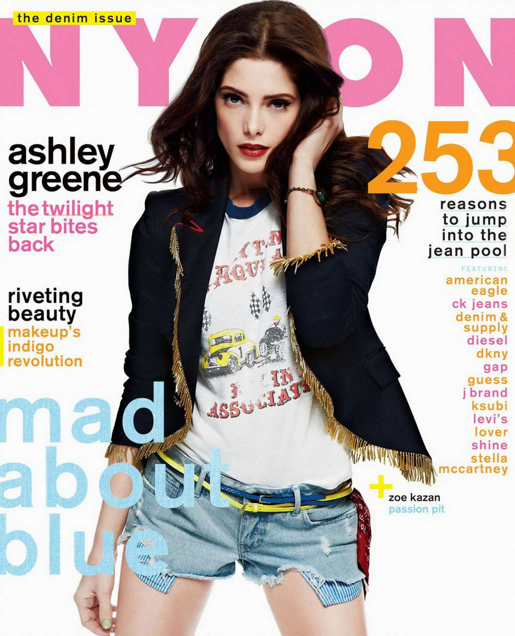 Ashley Greene Nylon Magazine August 2012 Issue