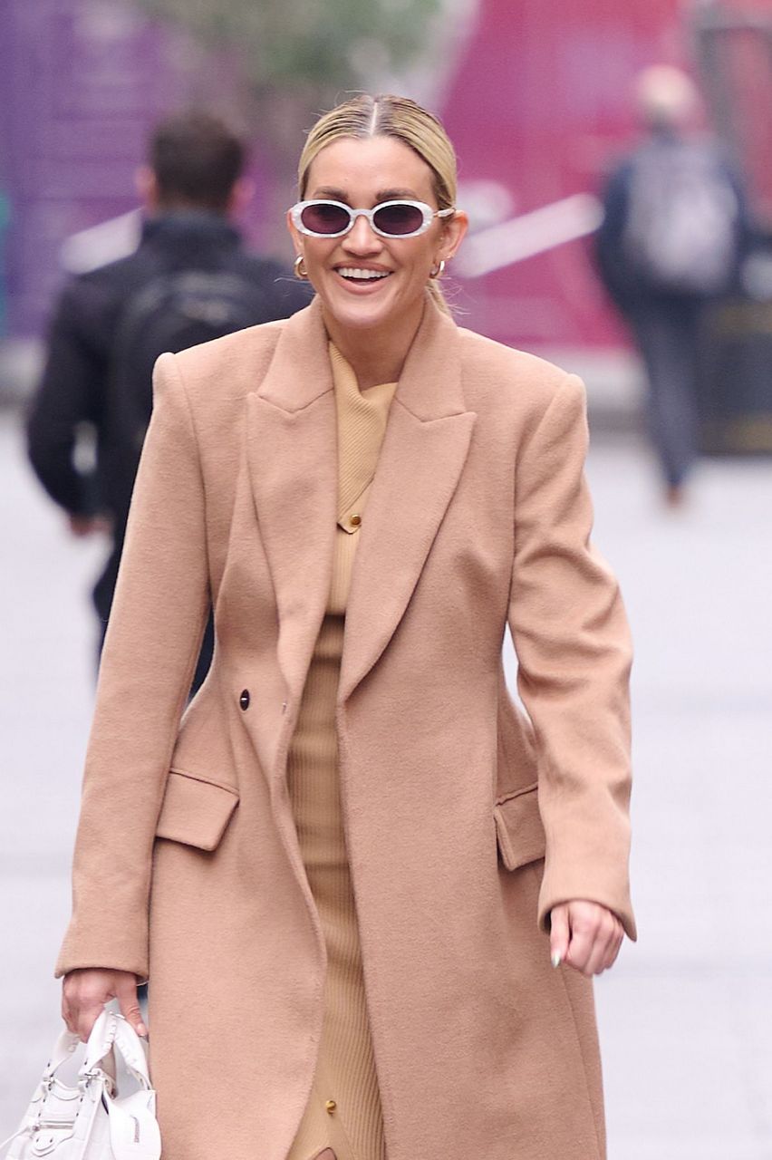 Ashley Roberts Leaves Global Radio Leicester Square London
