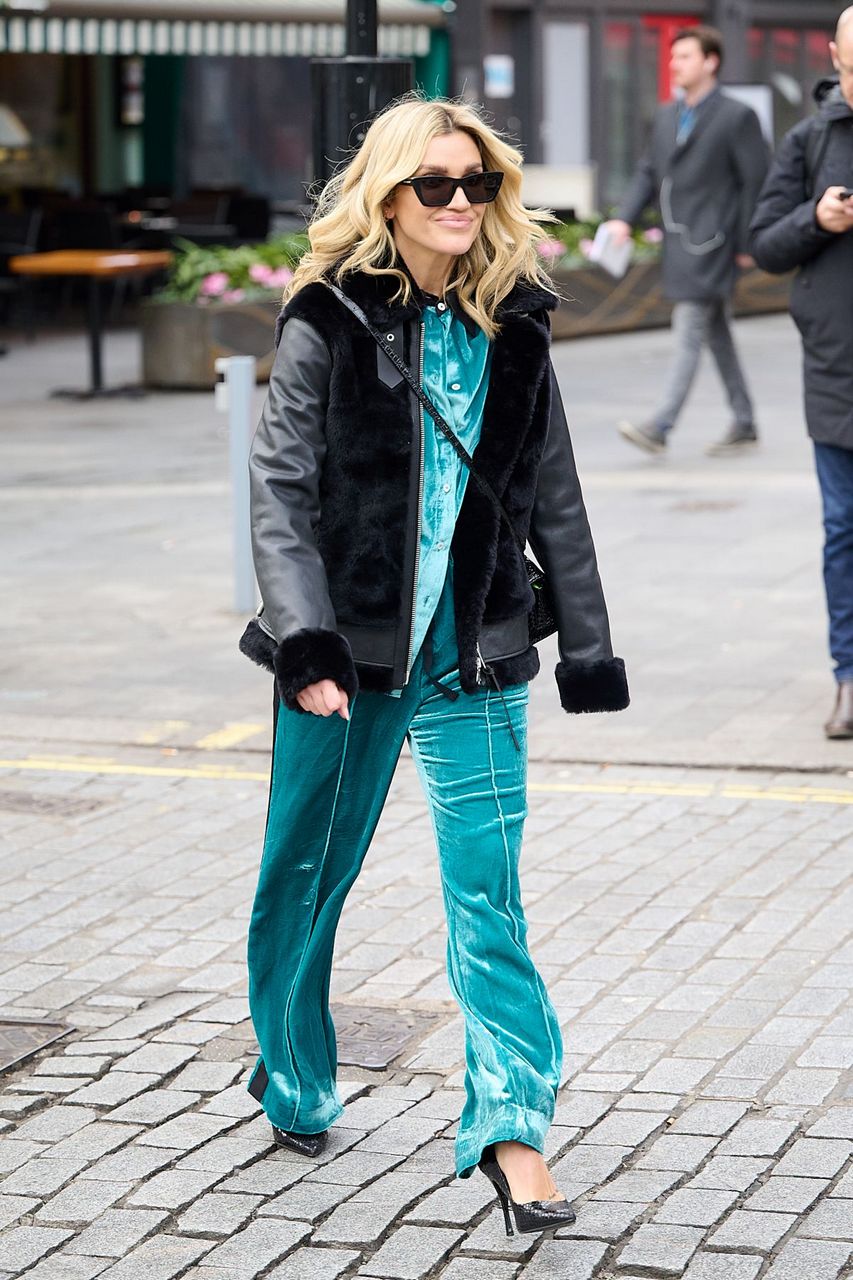 Ashley Roberts Leaves Global Radio Leicester Square London