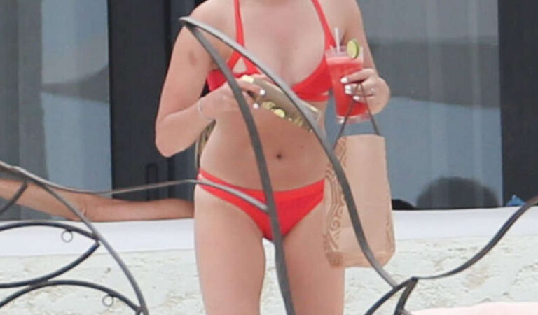 Ashley Tisdale Bikini Pool Cabo San Lucas (31 photos)