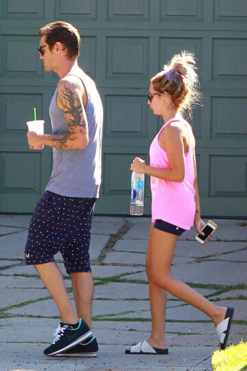 Ashley Tisdale Christopher French Out About Studio City
