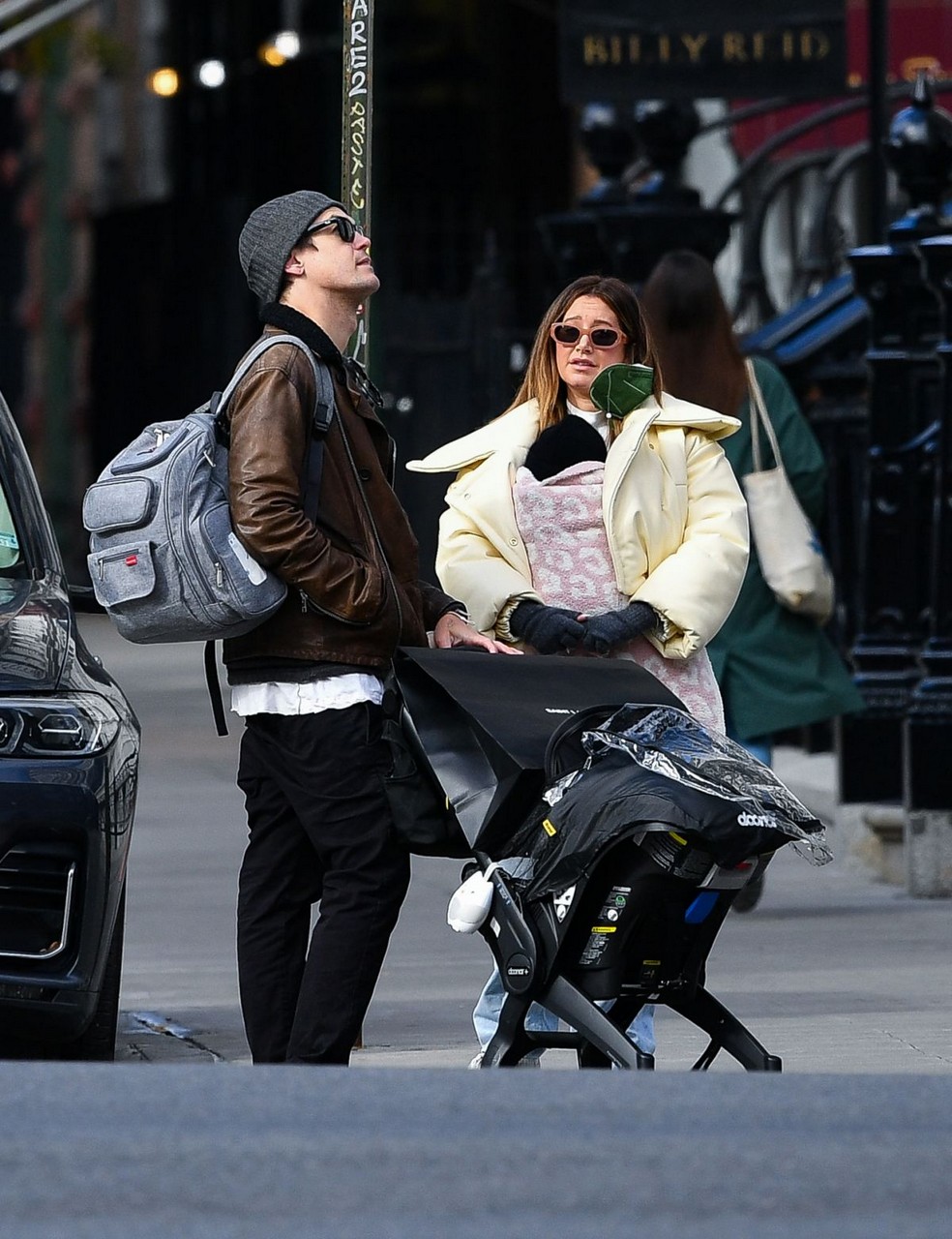 Ashley Tisdale Christopher French Out With Her Baby New York