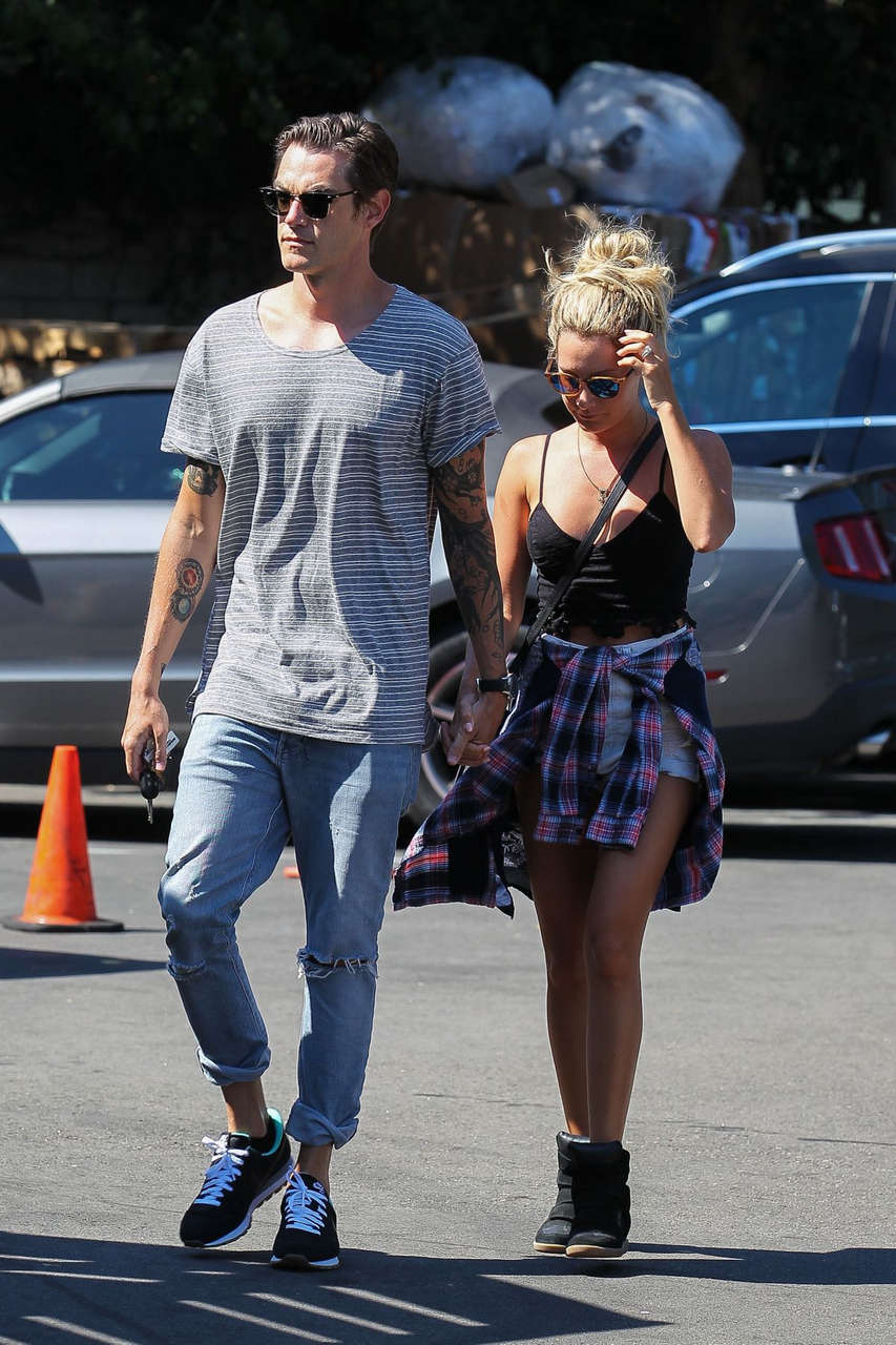 Ashley Tisdale Christopher French Whole Foods Studio City