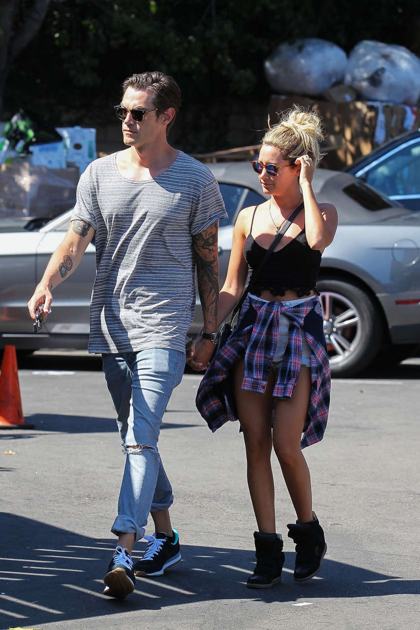 Ashley Tisdale Christopher French Whole Foods Studio City