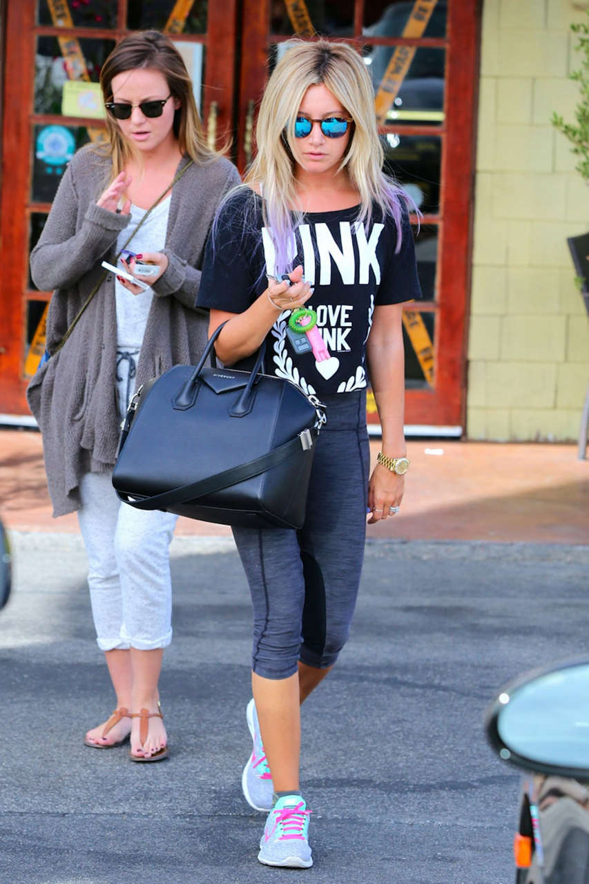 Ashley Tisdale Coral Tree Cafe Los Angeles