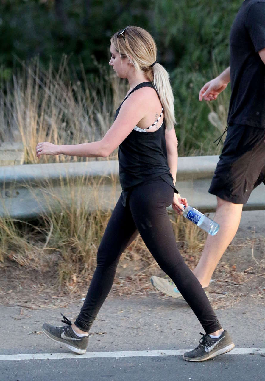 Ashley Tisdale Out Hiking Hollywood