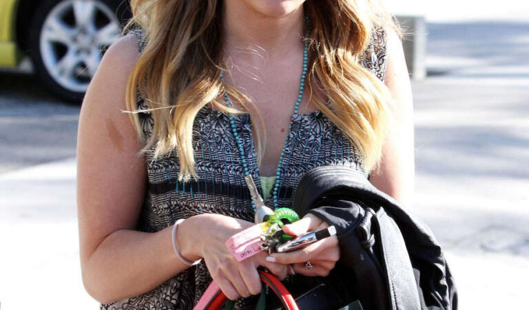 Ashley Tisdale Returns To Parking Ticket Los Angeles (25 photos)