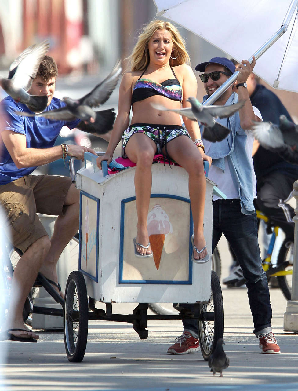 Ashley Tisdale Sarah Hyland Bikini Candis Photoshoot Beach Venice
