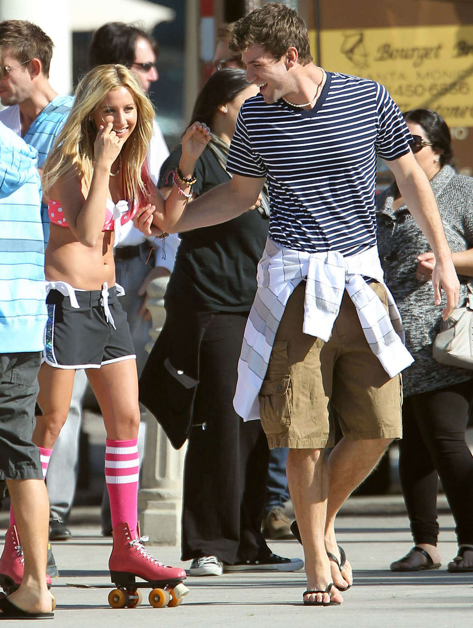 Ashley Tisdale Sarah Hyland Bikini Candis Photoshoot Beach Venice