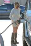 Ashley Tisdale Short Dress Gas Station