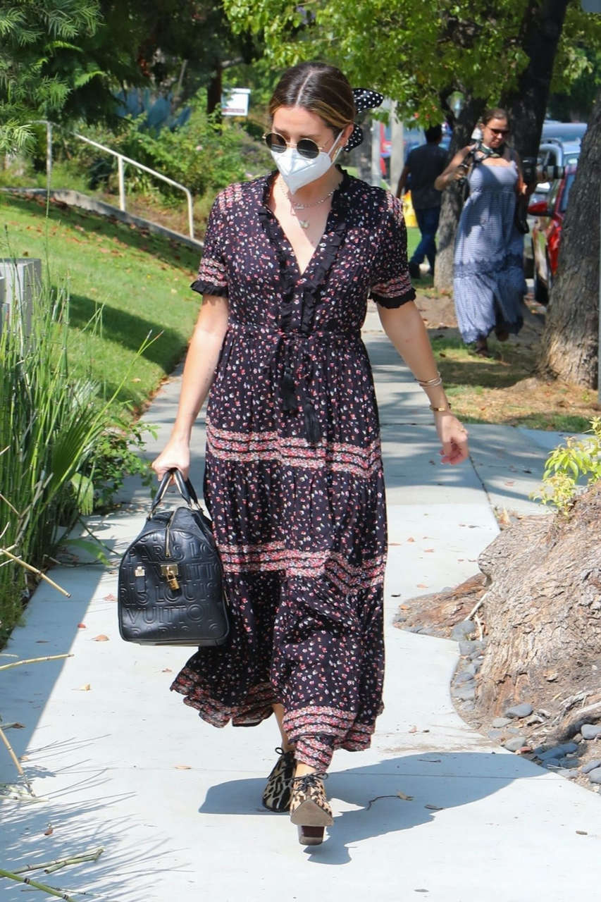 Ashley Tisdale Visit Friend West Hollywood