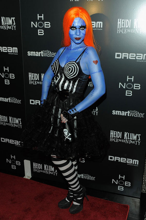 At Heidi Klums Halloween Party New York