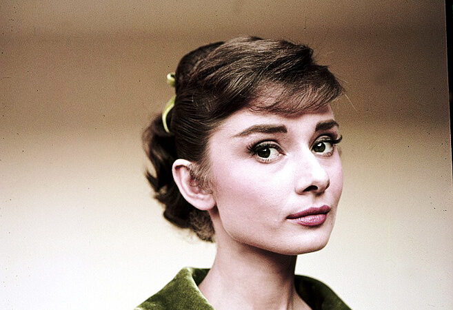 Audrey Hepburn During The Production Of War And (3 photos)