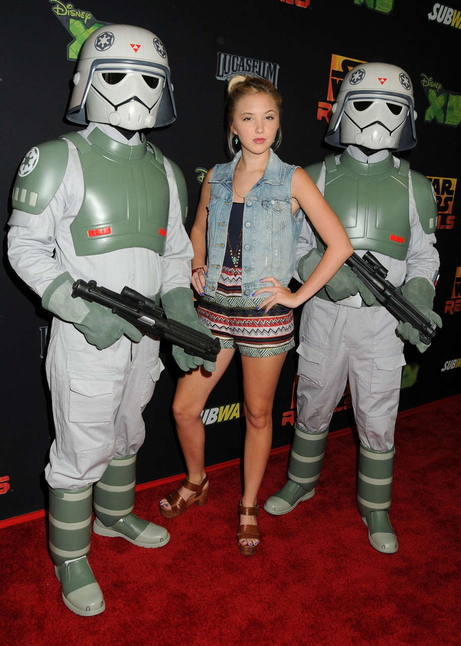 Audrey Whitny Star Wars Rebels Premiere Century City