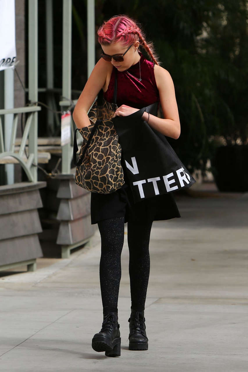 Ava Phillippe Shopping Urban Outfitters Los Angeles
