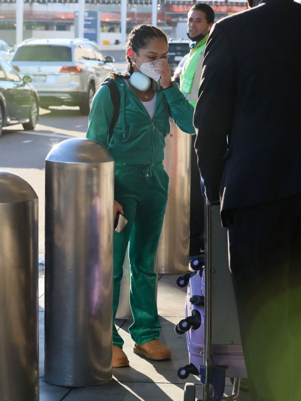 Avani Arrives Lax Airport Los Angeles