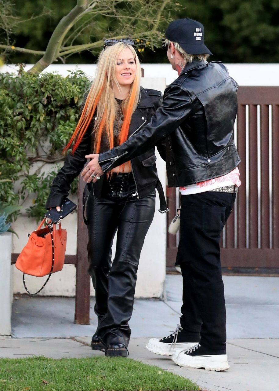 Avril Lavigne And Mod Sun Out West Hollywood
