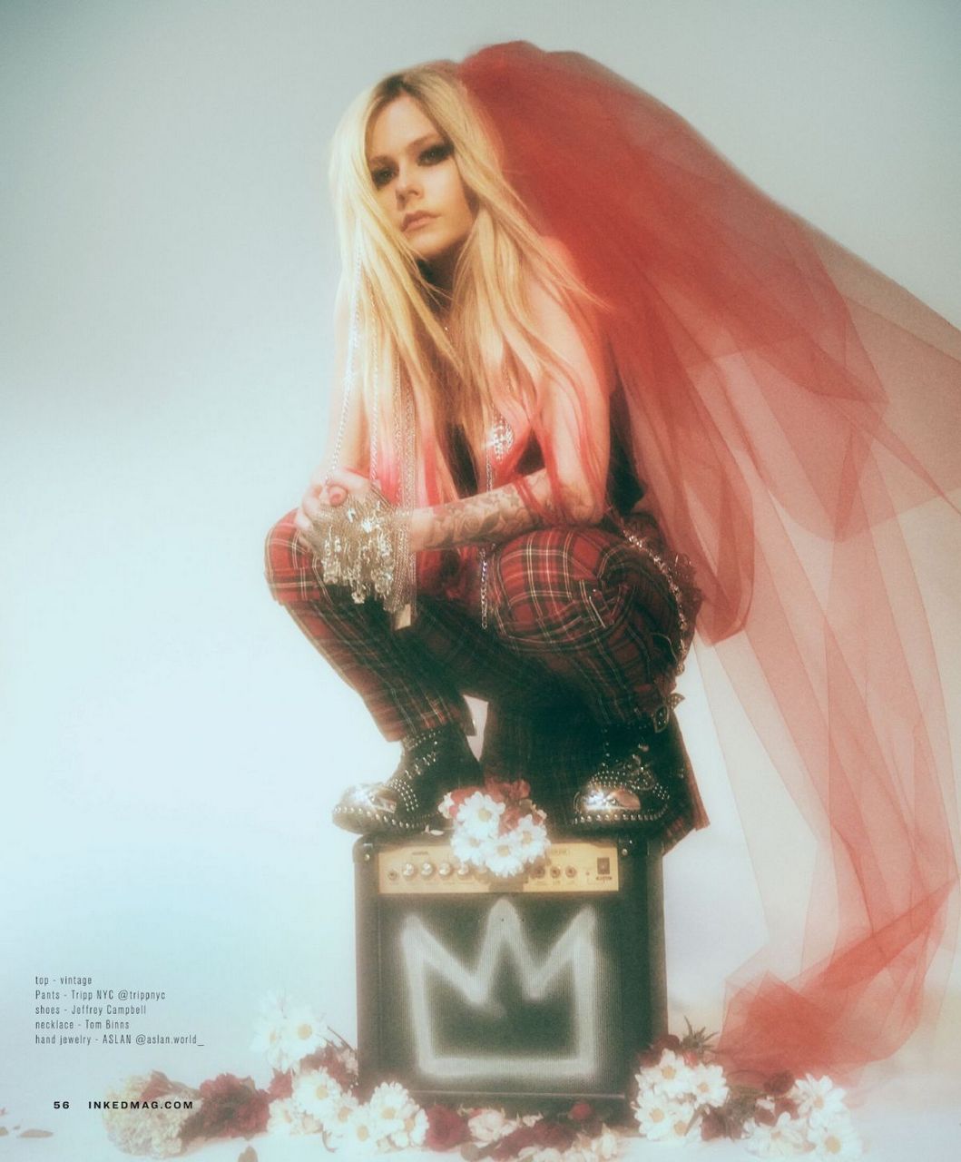 Avril Lavigne For Inked Magazine March