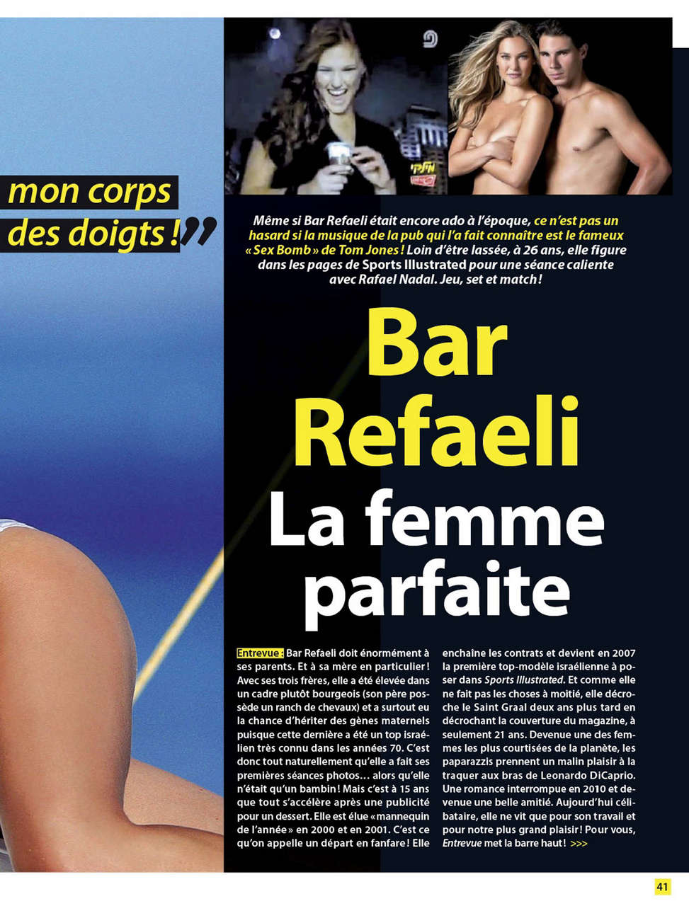 Bar Refaeli Entrevue Magazine March 2012 Issue