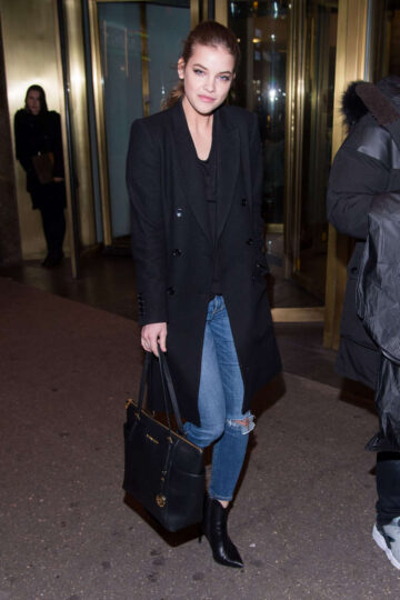 Barbara Palvin Leaves Her Hotel New York