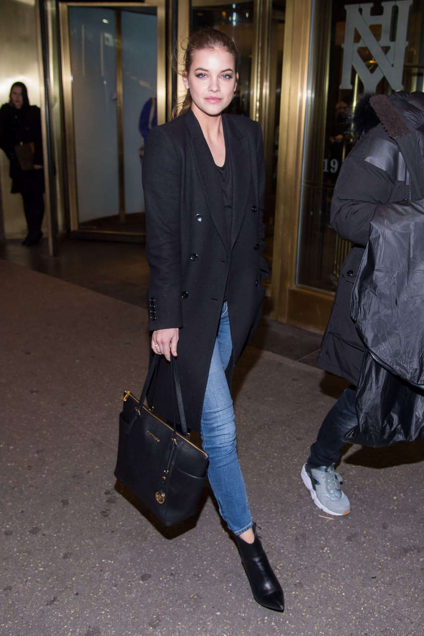 Barbara Palvin Leaves Her Hotel New York
