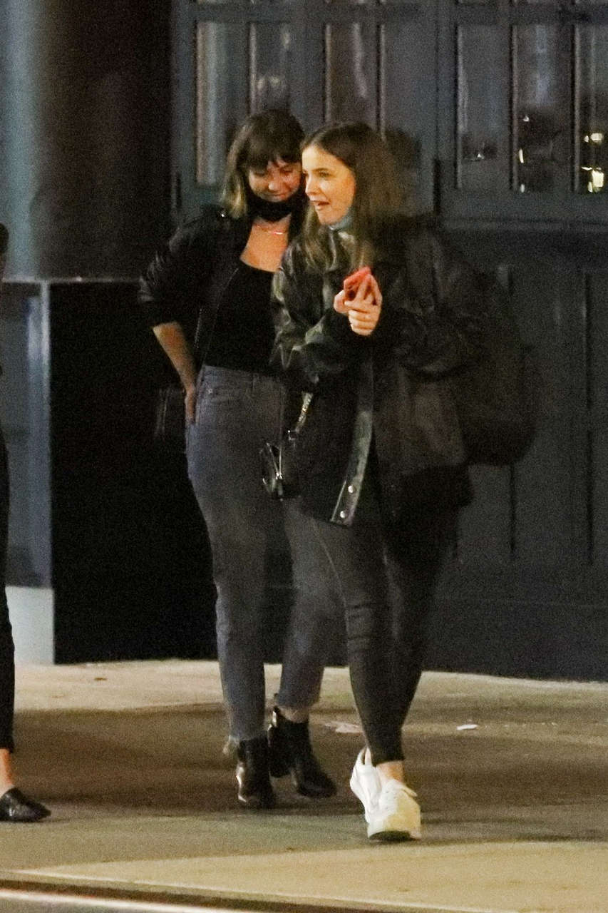 Barbara Palvin Out For Dinner With Friends New York