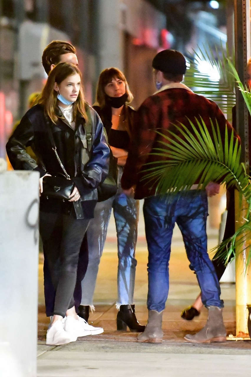 Barbara Palvin Out For Dinner With Friends New York
